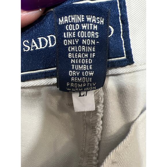 Saddlebred Mens Chino Shorts Size 40 Comfort Flex Classic Fit Stretch Golf Walk - Picture 6 of 7